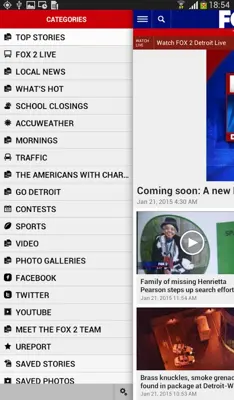 FOX 2 Detroit android App screenshot 0